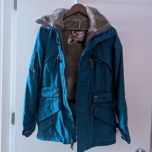 Burton DRYRIDE Snowboard Ski Jacket Blue Size XS